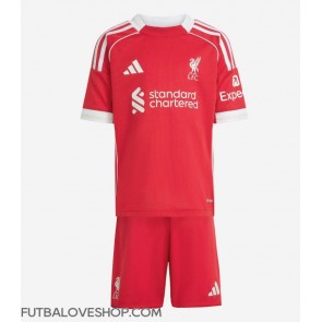 Dres Liverpool Dominik Szoboszlai #8 Domáci pre deti 2025-26 Krátky Rukáv (+ trenírky)